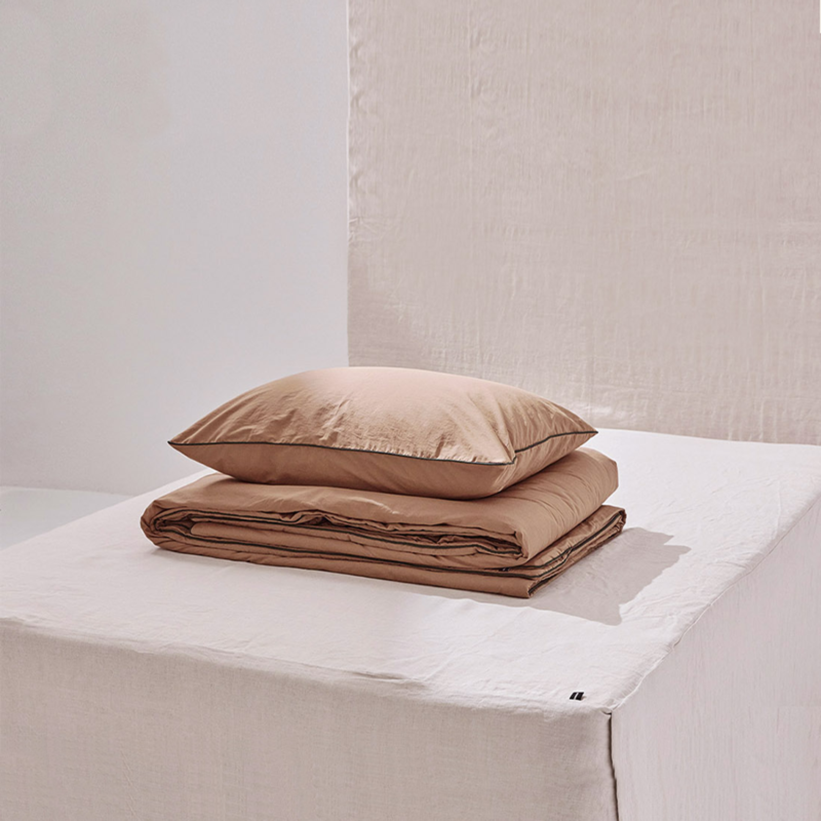 챕터원,[Spring fabric collection, 25%] 실키코튼 하모니 베딩 침구세트 - 피넛