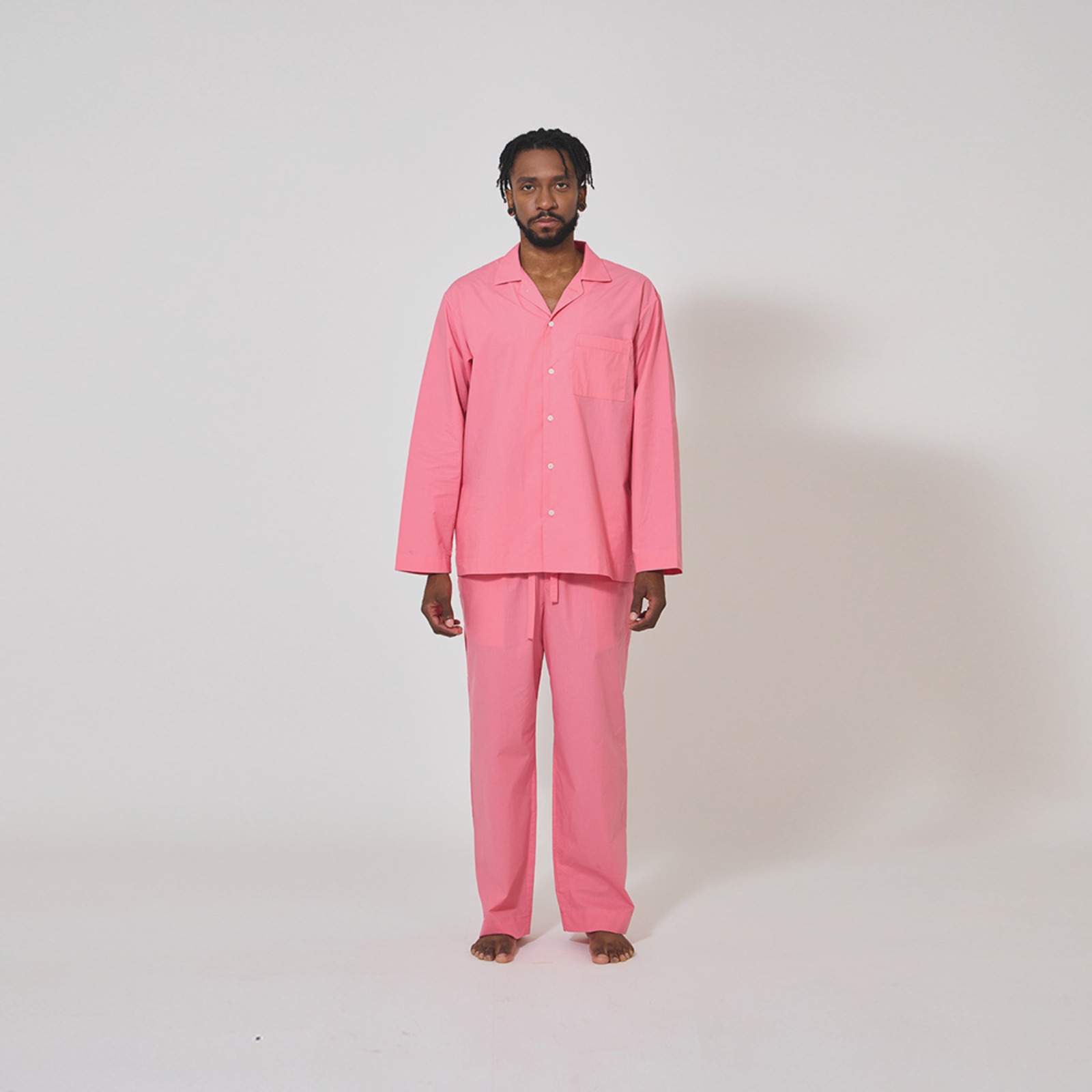 챕터원,파자마 세트 - 핑크 (남녀공용) | 긴팔/긴바지